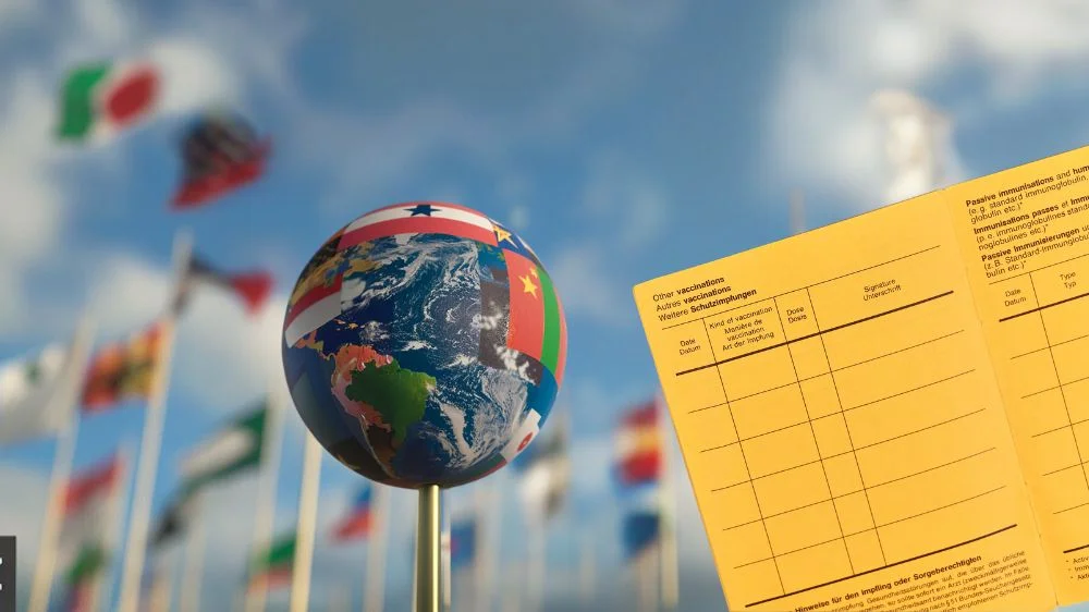 لغات ترجمة شهادة التطعيمات