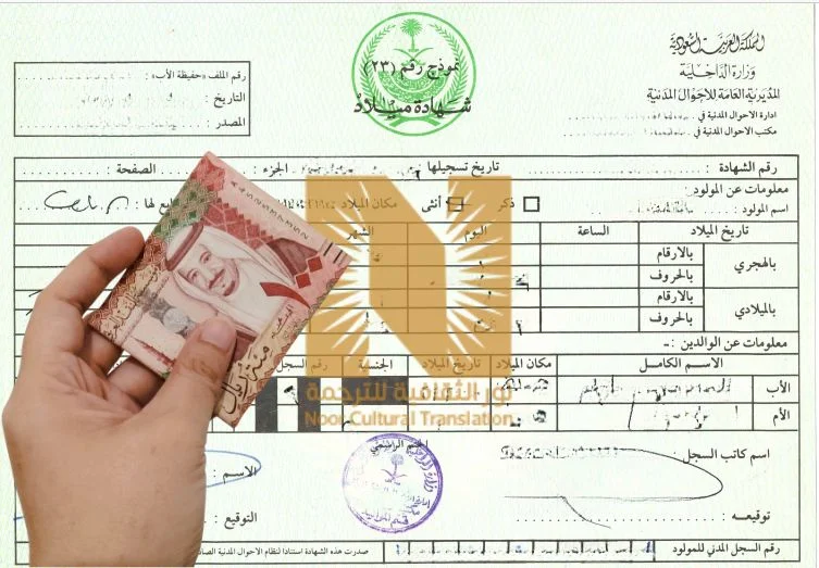 سعر ترجمة شهادة الميلاد سعر ترجمة شهادة الميلاد